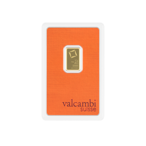 2.5 Gram Gold Valcambi Bar