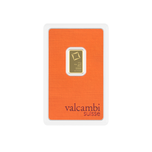 25 Gram Gold Valcambi Bar