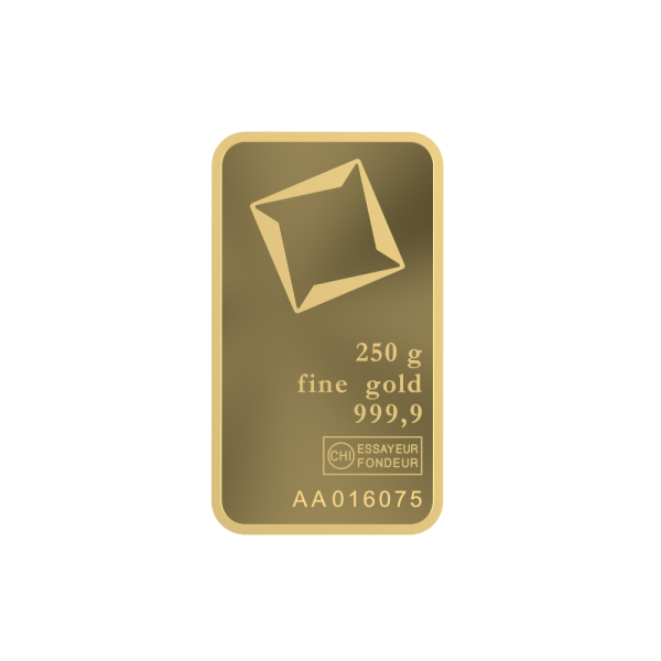 250 Gram Valcambi Gold Bar