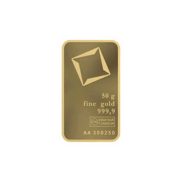 50 Gram Valcambi Gold Bar