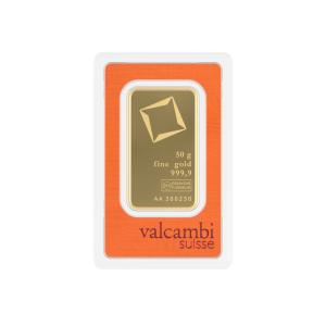 50 Gram Valcambi Gold Bar
