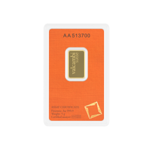 2.5 Gram Gold Valcambi Bar