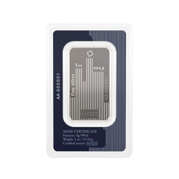 1 OZ Valcambi USA Silver Bar