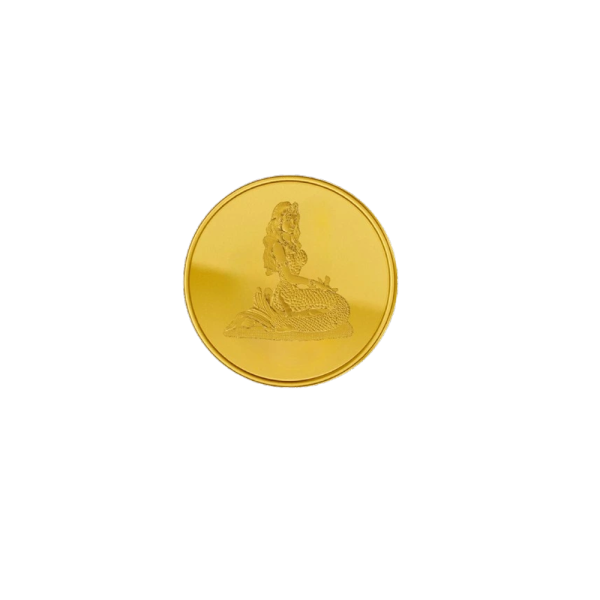 8 Gram Gold wedding coin