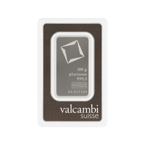 100g Valcambi Platinum Bar