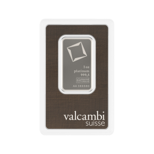 1Oz Valcambi Platinum Bar