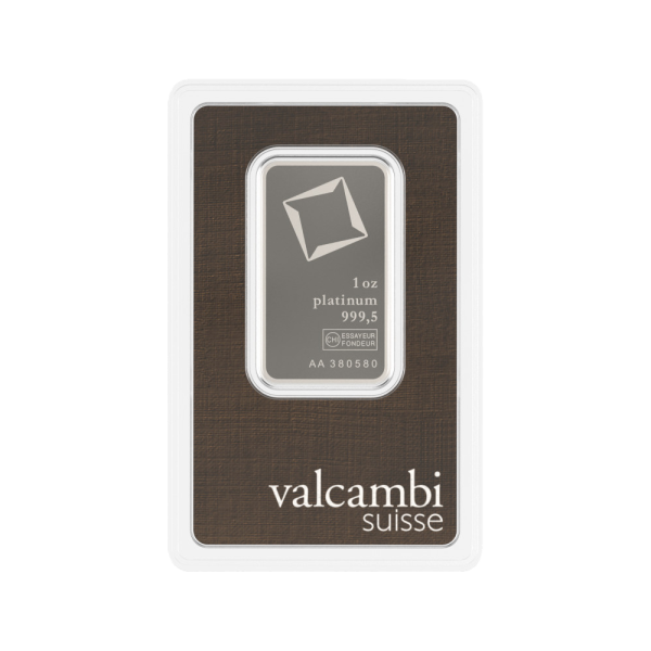 1Oz Valcambi Platinum Bar