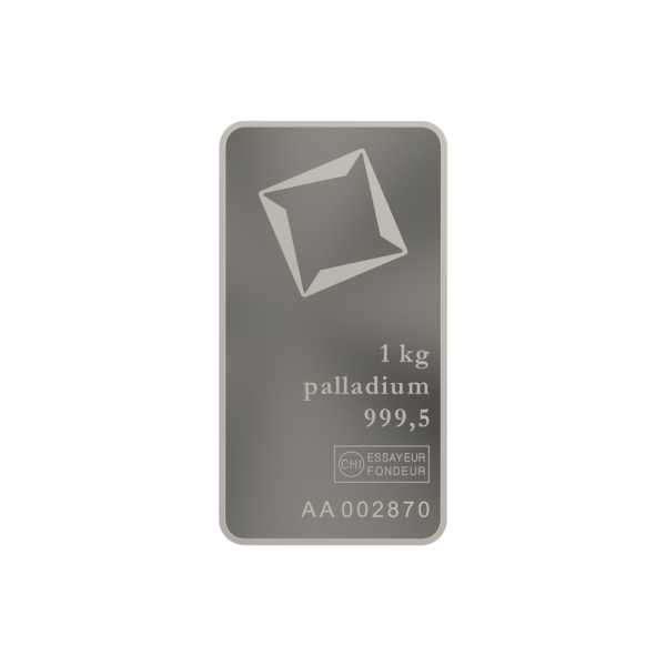 1 Kilogram Valcambi Palladium Bar