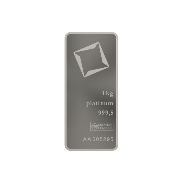 1kg Valcambi Platinum Bar
