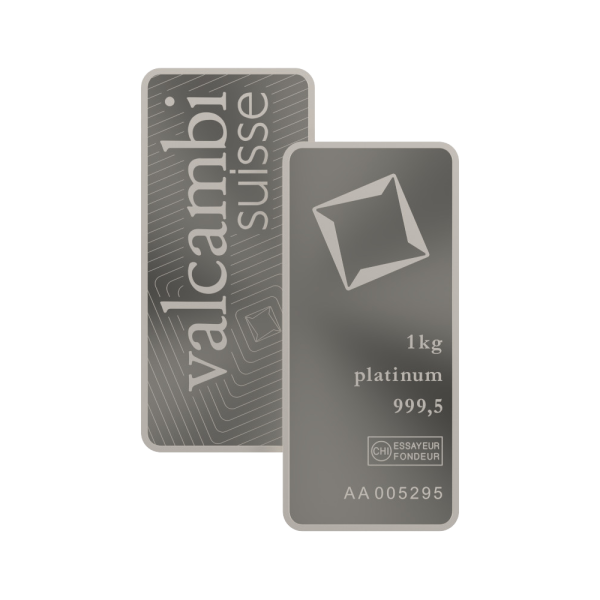 1kg Valcambi Platinum Bar