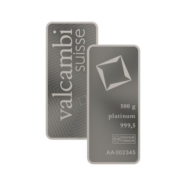 100 Gram Valcambi Platinum Bar