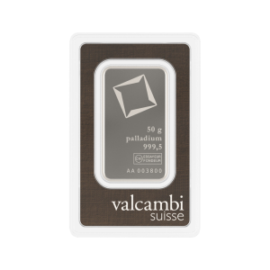 50g Valcambi Palladium Bar