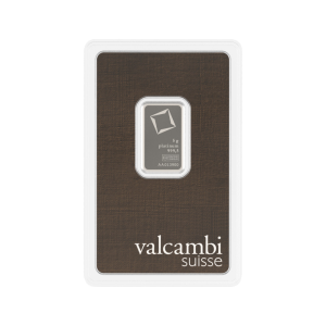 5g Valcambi Platinum Bar