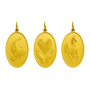 Gold pendant