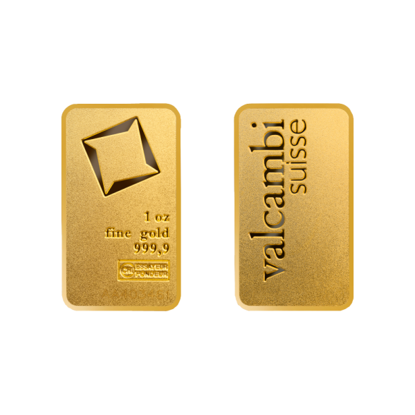 1 Oz Gold Valcambi Matt Bar