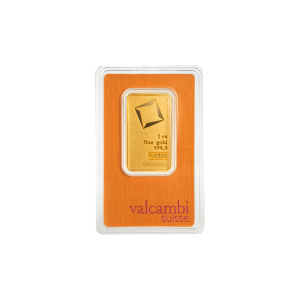 1 Oz Gold Valcambi Matt Bar