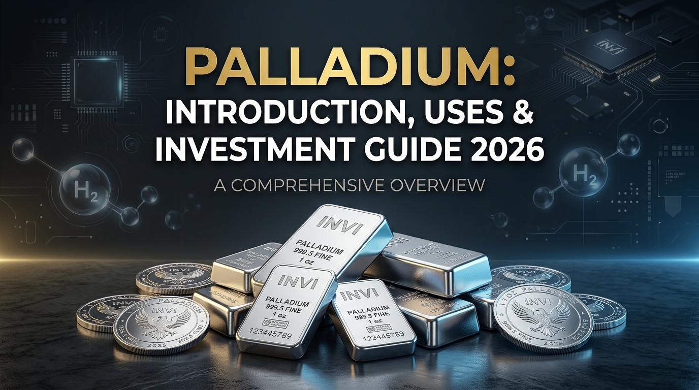 Palladiumbars INVI® Gold Trading LLC Palladium bars